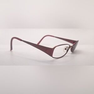 Dakota D119 Burgundy Oval Metal Sunglasses Frames Only